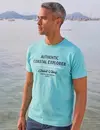Lerros T-Shirt Summervibe Print - Reef Blue