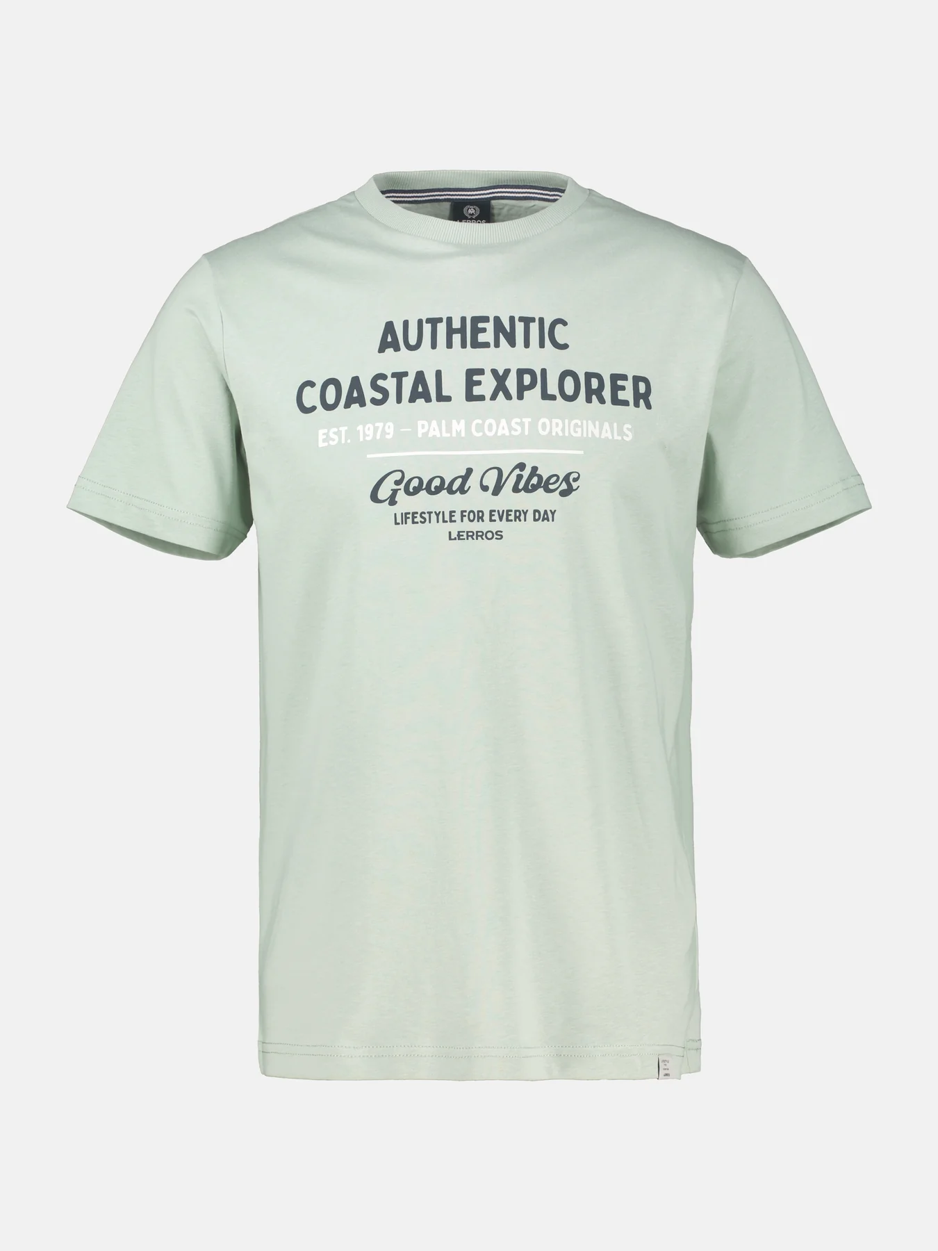 Lerros T-Shirt Summervibe Print - Bay Green