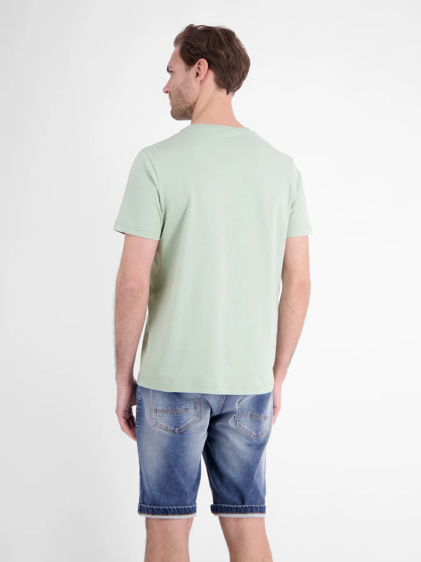 Lerros T-Shirt Summervibe Print - Bay Green