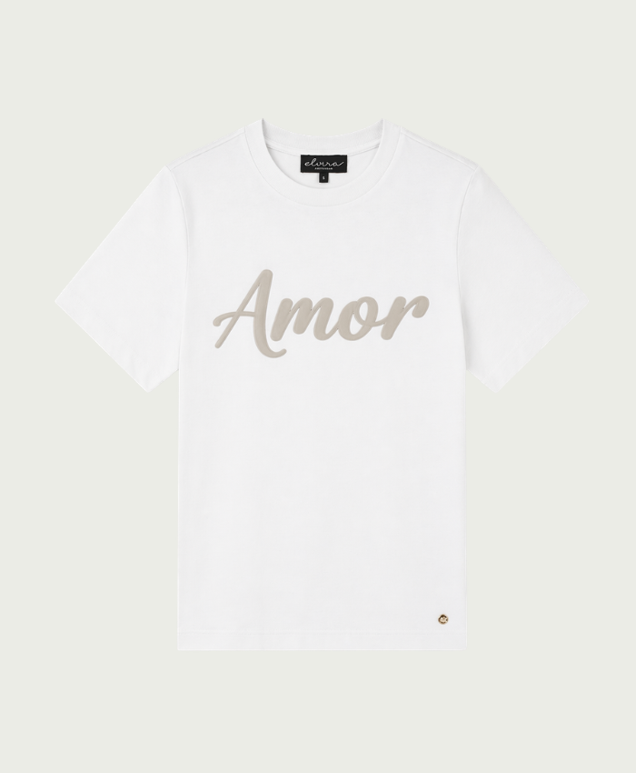 Elvira Collections T-Shirt Amor - Off White