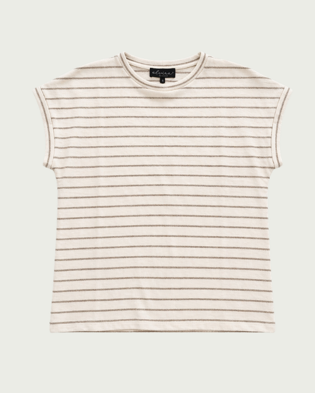 Elvira Collections Top Body - Ecru Stripe