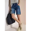 Denim Short Scarlett - Mid Blue Used Wash