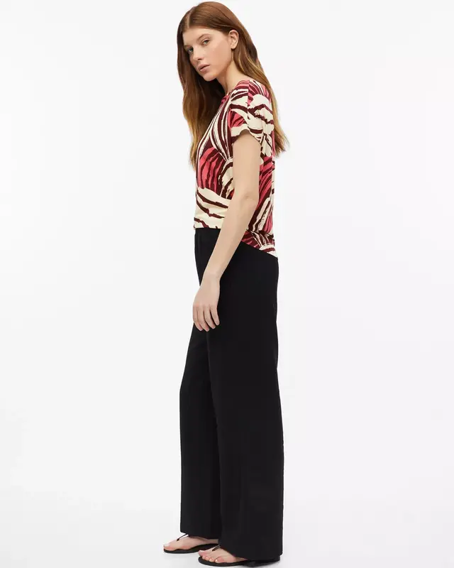S. Oliver Jersey Print Shirt - Coral