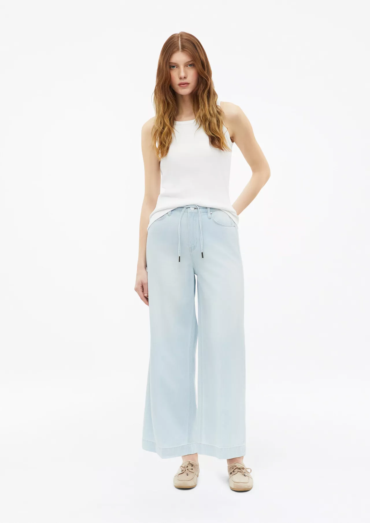S. Oliver Culotte Jeans Suri - Light Blue