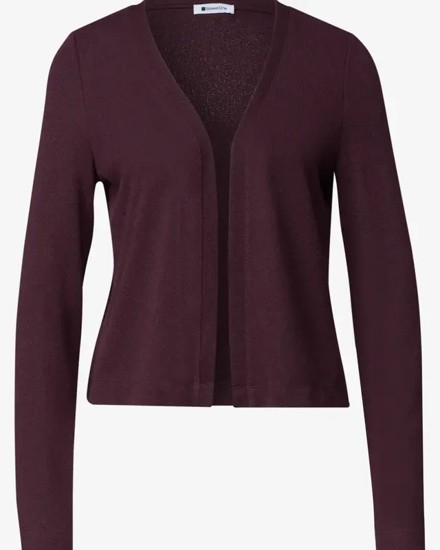 Street One Gebreid Vestje Nette - Rustic Rouge