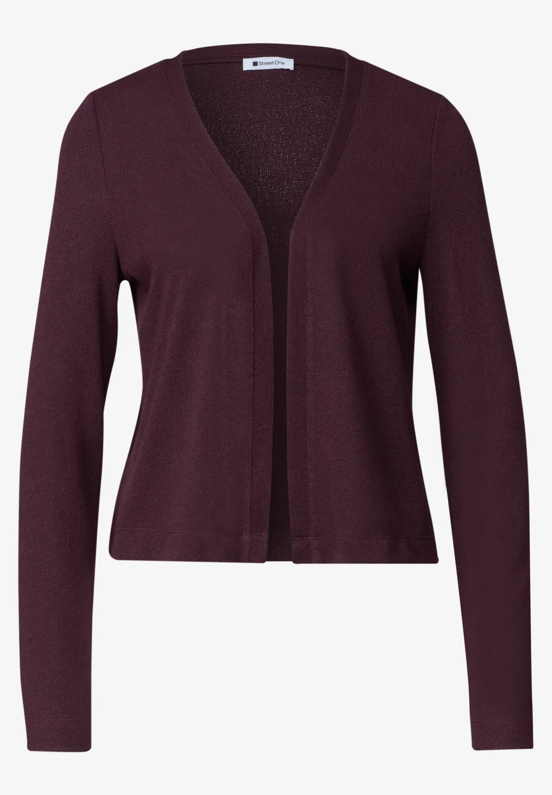 Street One Strick Cardigan Nette - Rustic Rouge