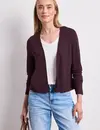 Street One Strick Cardigan Nette - Rustic Rouge