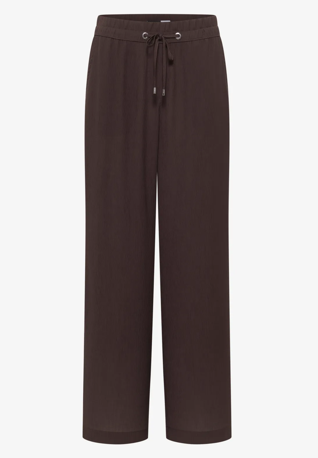 Cecil High Waist Pants - Brown Cacao