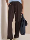 Cecil High Waist Broek - Brown Cacao