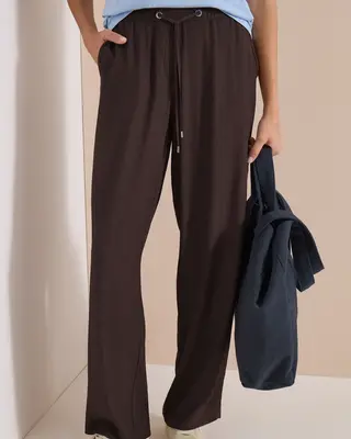 Cecil High Waist Broek - Brown Cacao