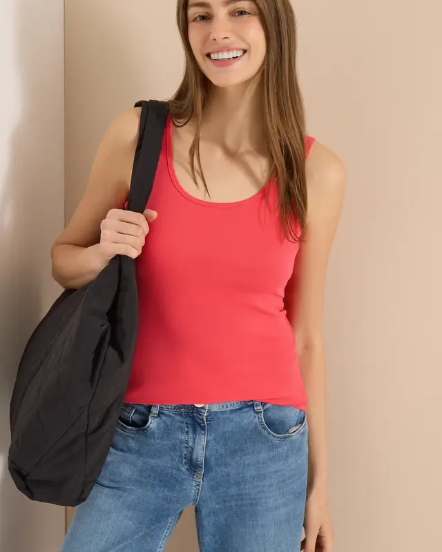 Cecil Basic Top Linda - Coral