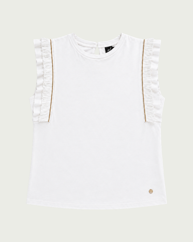 Elvira Collections Top Dominique - Ecru