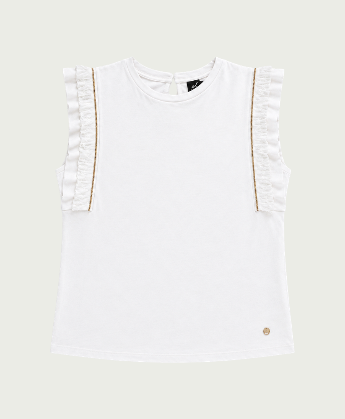 Elvira Collections Top Dominique - Ecru