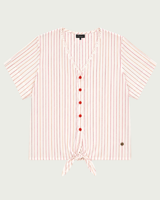 Elvira Collections Bluse Silvia - Striped Linen