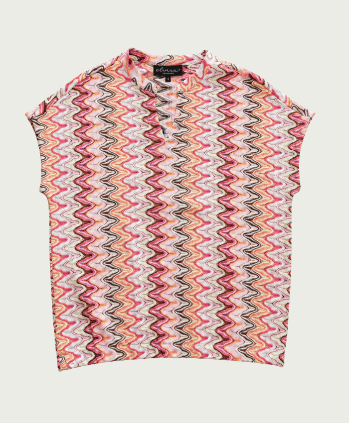 Elvira Collections Top Lize - Pink Wave