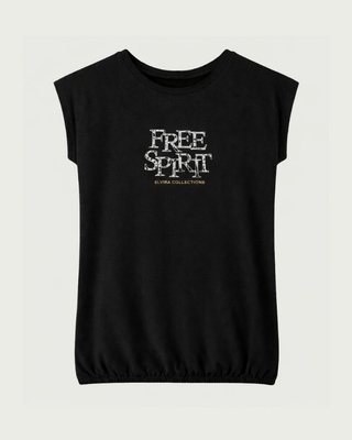 Elvira Collections T-Shirt Free Spirit - Black