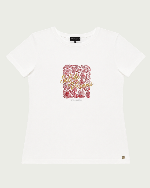Elvira Collections T-Shirt Verano - Off White