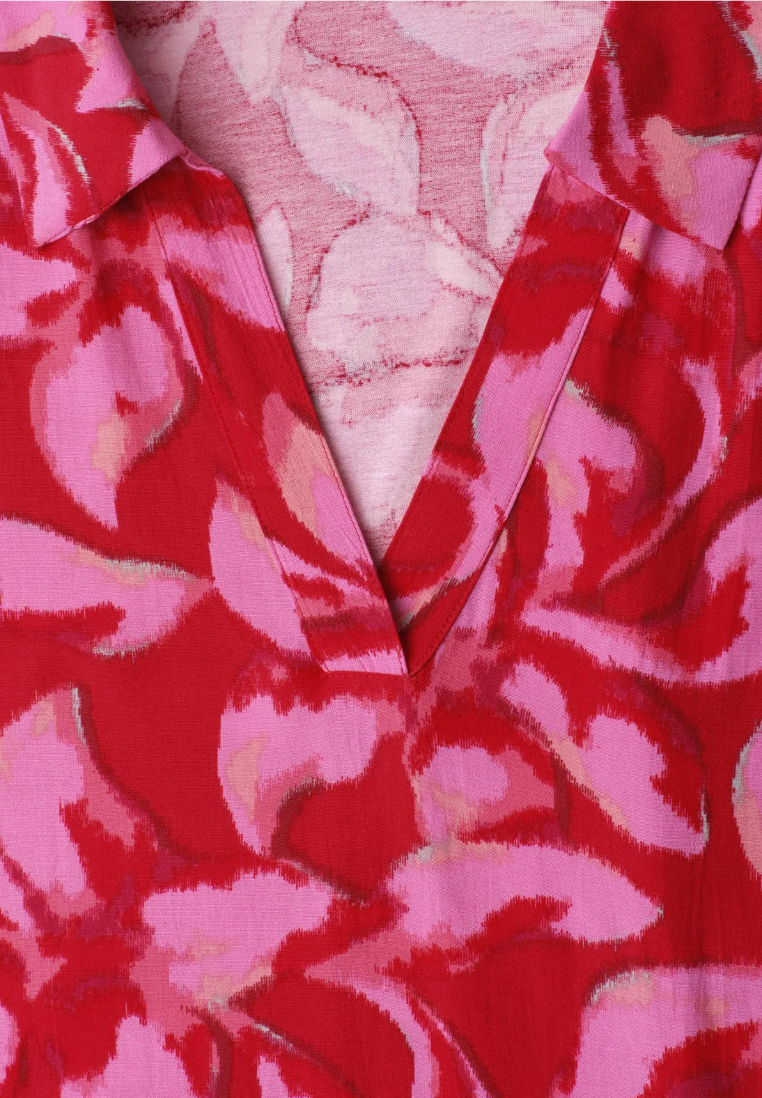 Street One Top mit Print - Salsa Red