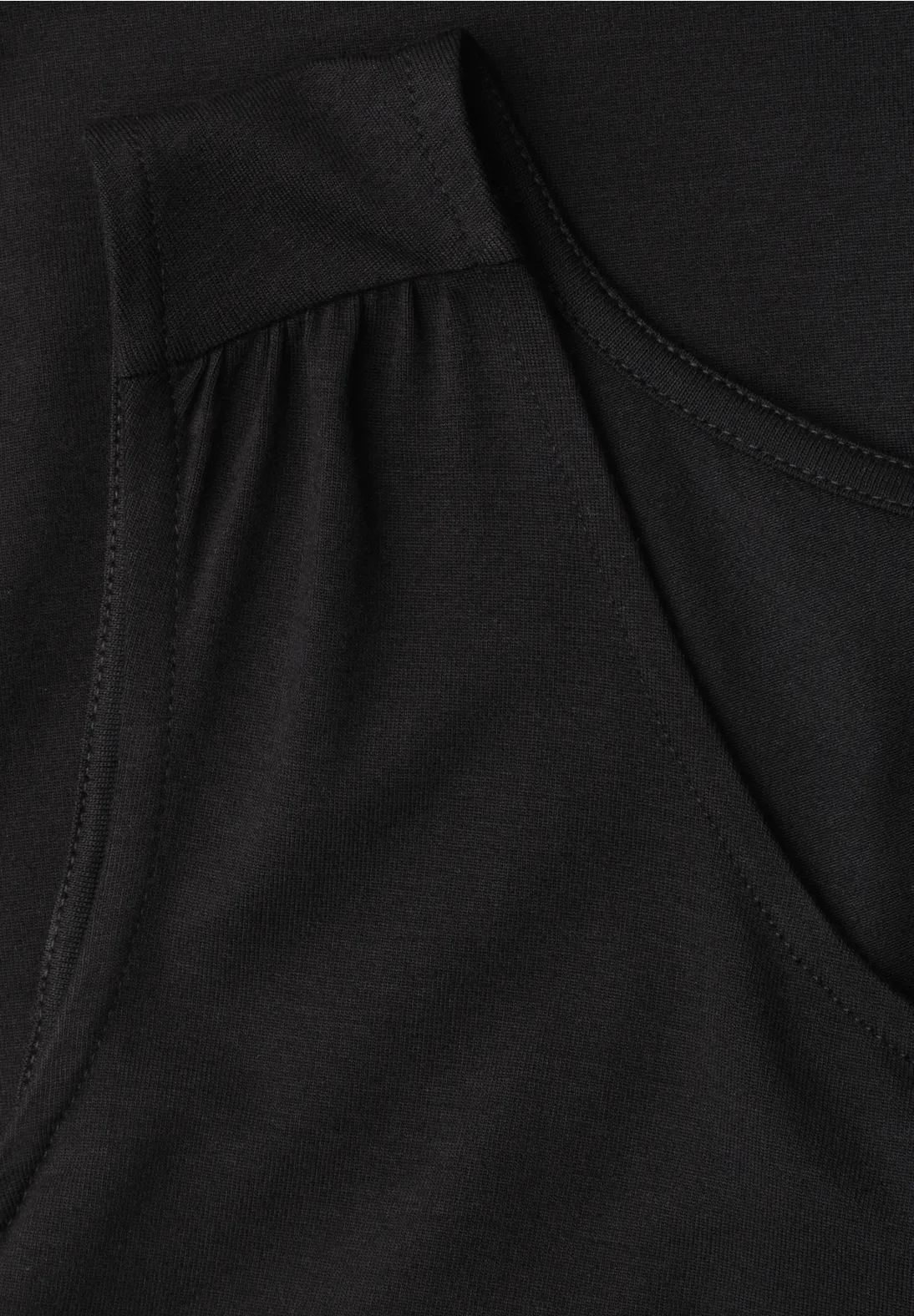 Street One Jersey Top - Black