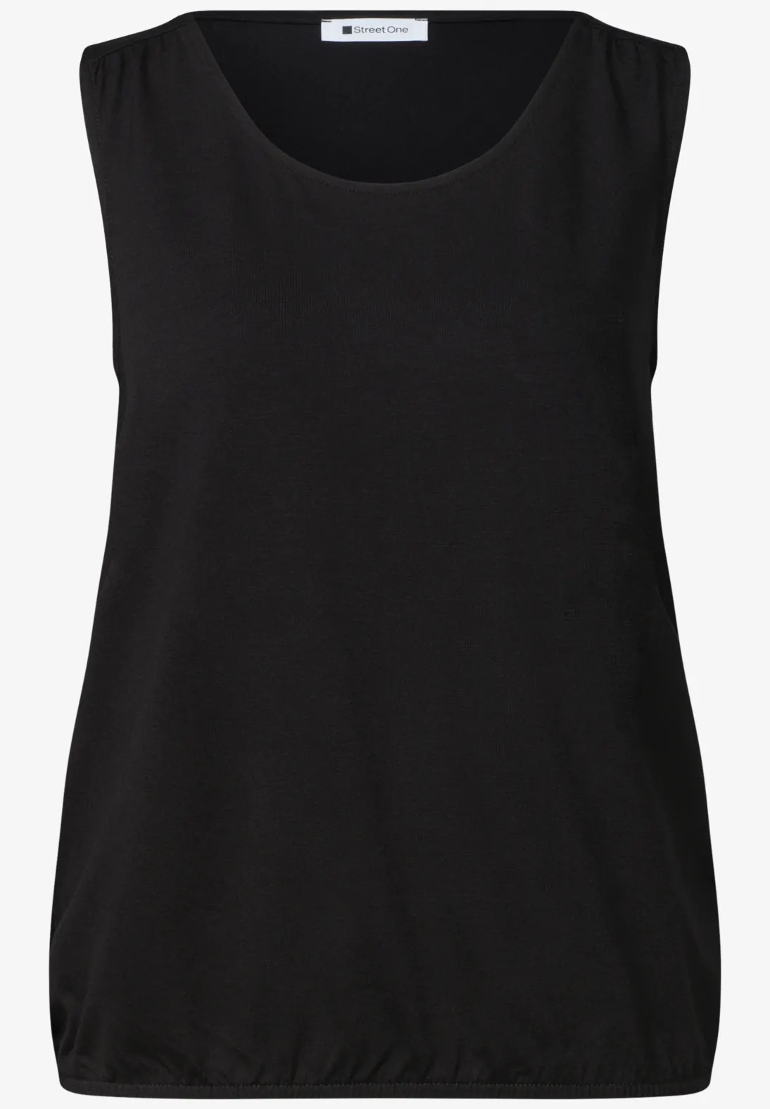 Street One Jersey Top - Black