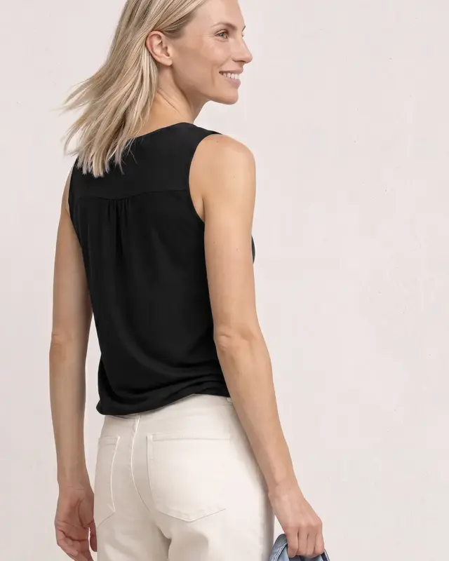 Street One Jersey Top - Black