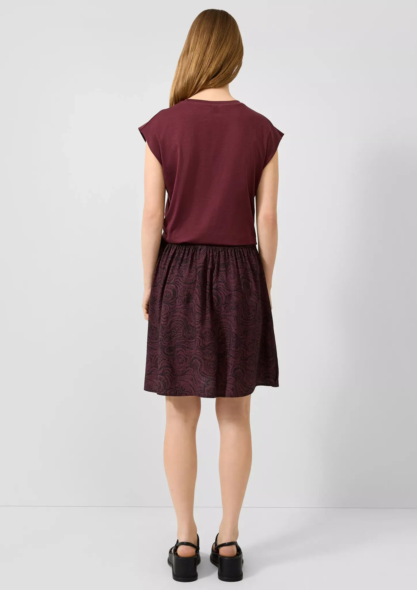 QS by S. Oliver T-Shirt - Bordeaux