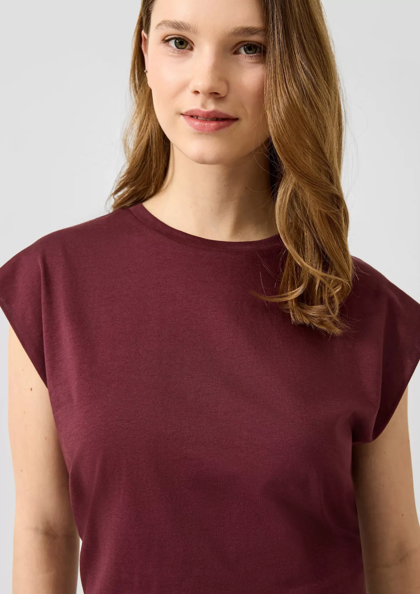 QS by S. Oliver T-Shirt - Bordeaux