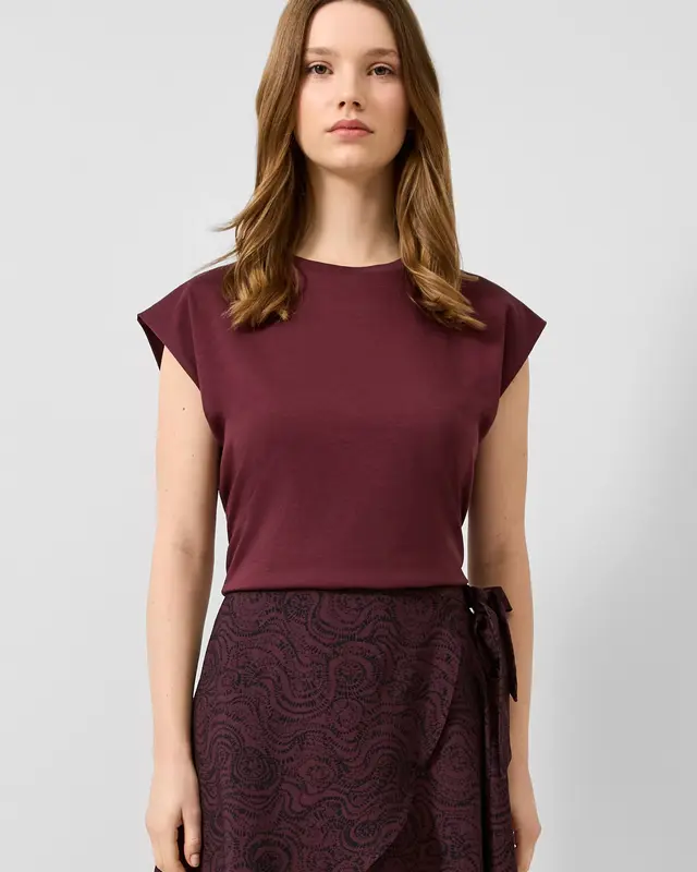 QS by S. Oliver T-Shirt - Bordeaux