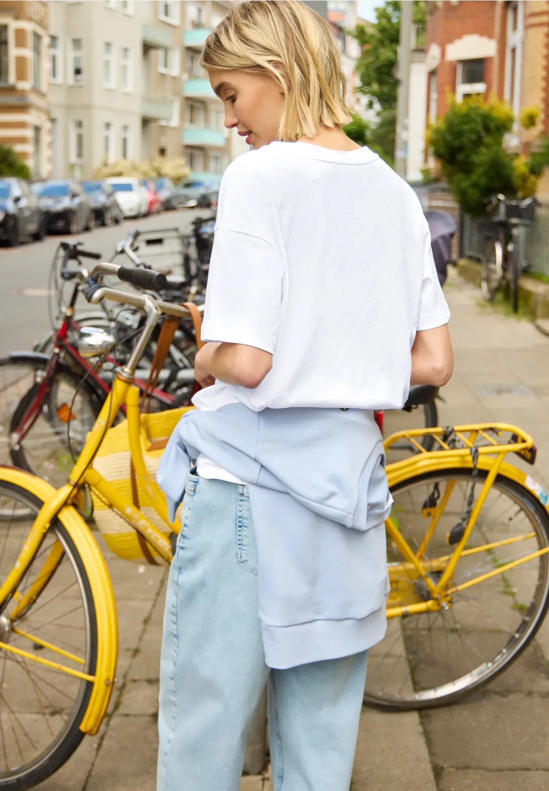 Street One Studio T-Shirt met Pareldetail - White