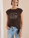 Cecil Shirt with Knotdetail - Brown Cacao