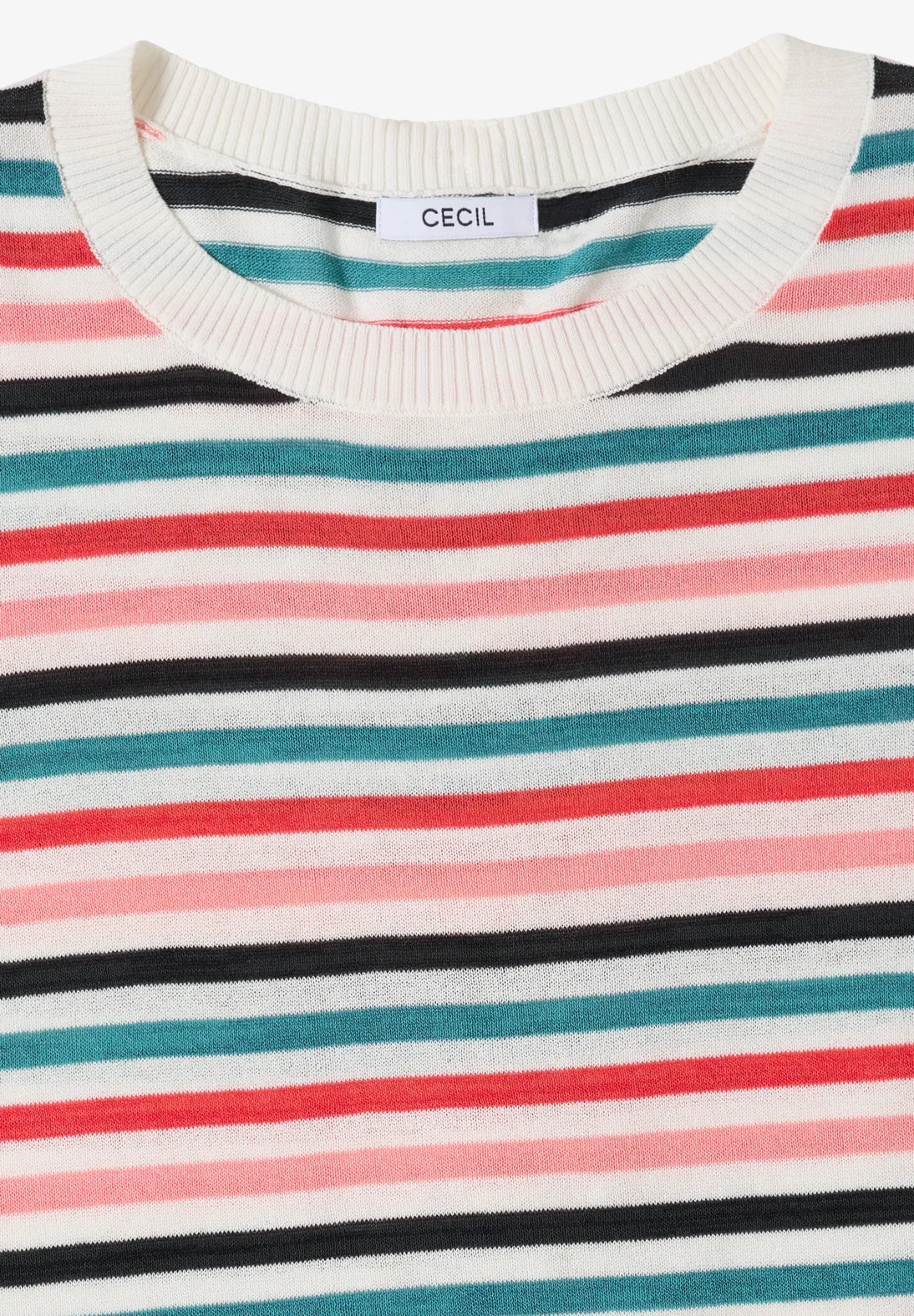 Cecil Pullover mit Streifen - Raw Sand Beige