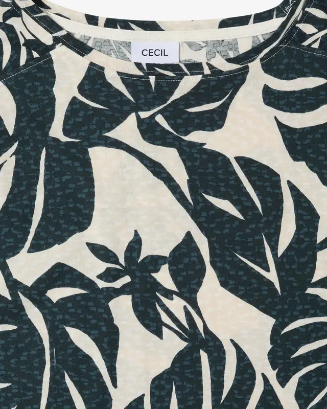 Cecil Shirt met Boothals - Palm Breeze Green