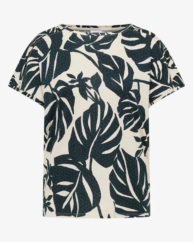 Cecil Shirt mit U-Boot - Palm Breeze Green