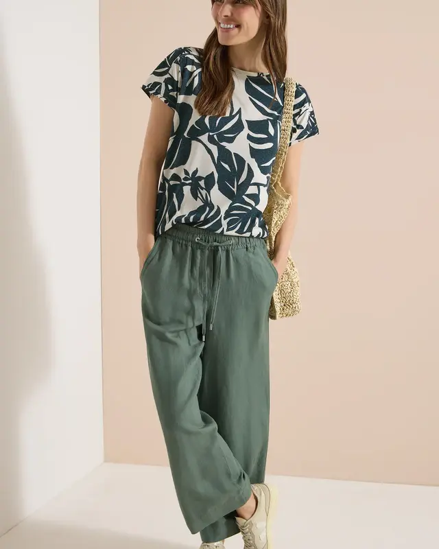 Cecil Shirt mit U-Boot - Palm Breeze Green