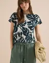 Cecil Shirt met Boothals - Palm Breeze Green