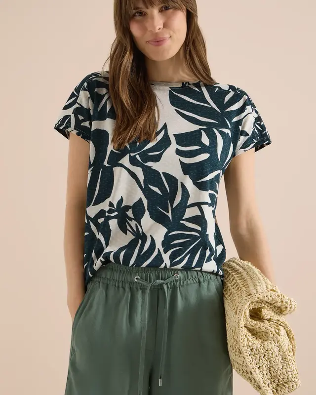 Cecil Shirt mit U-Boot - Palm Breeze Green