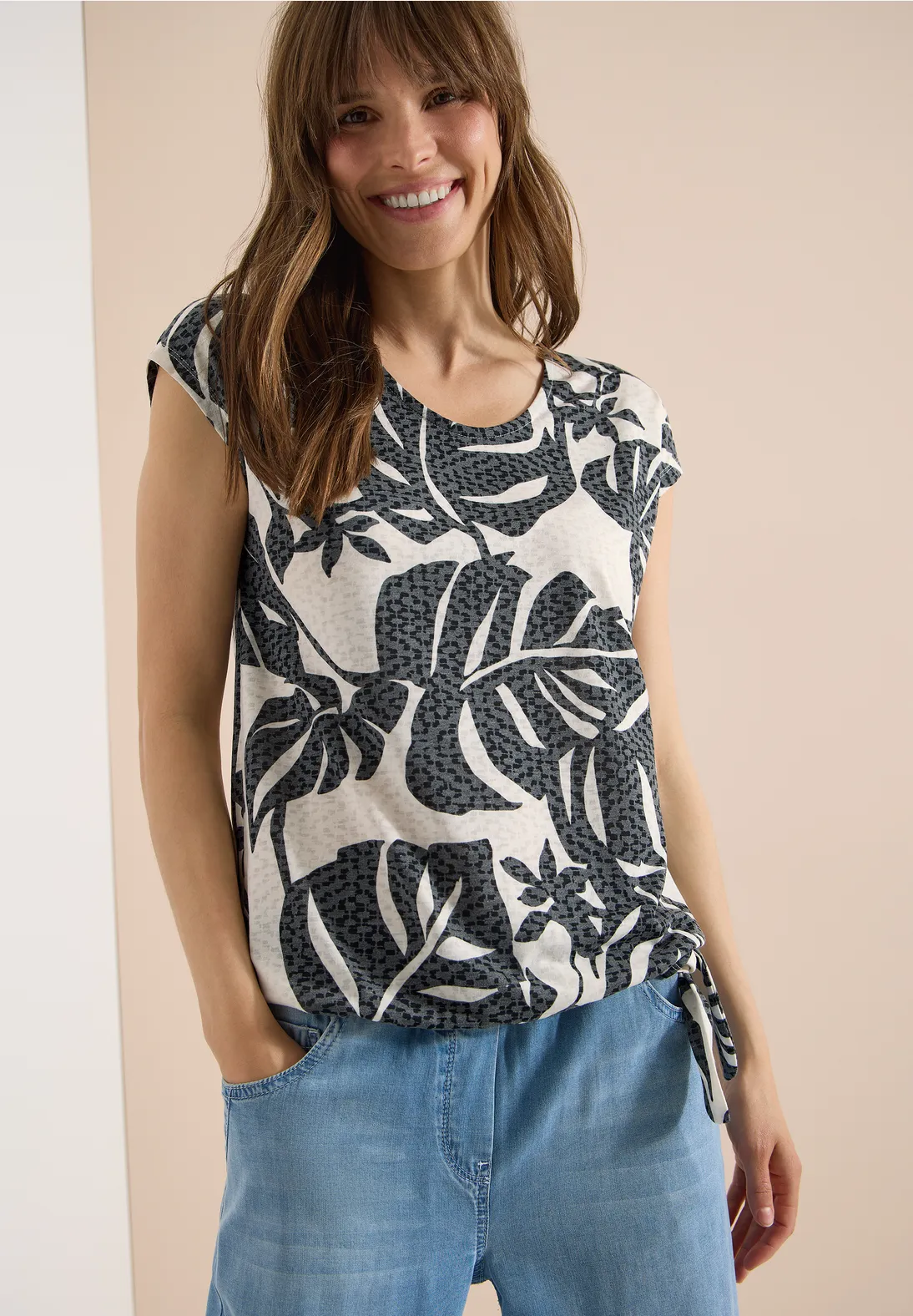 Cecil Shirt Burn-Out Look - Palm Breeze Green