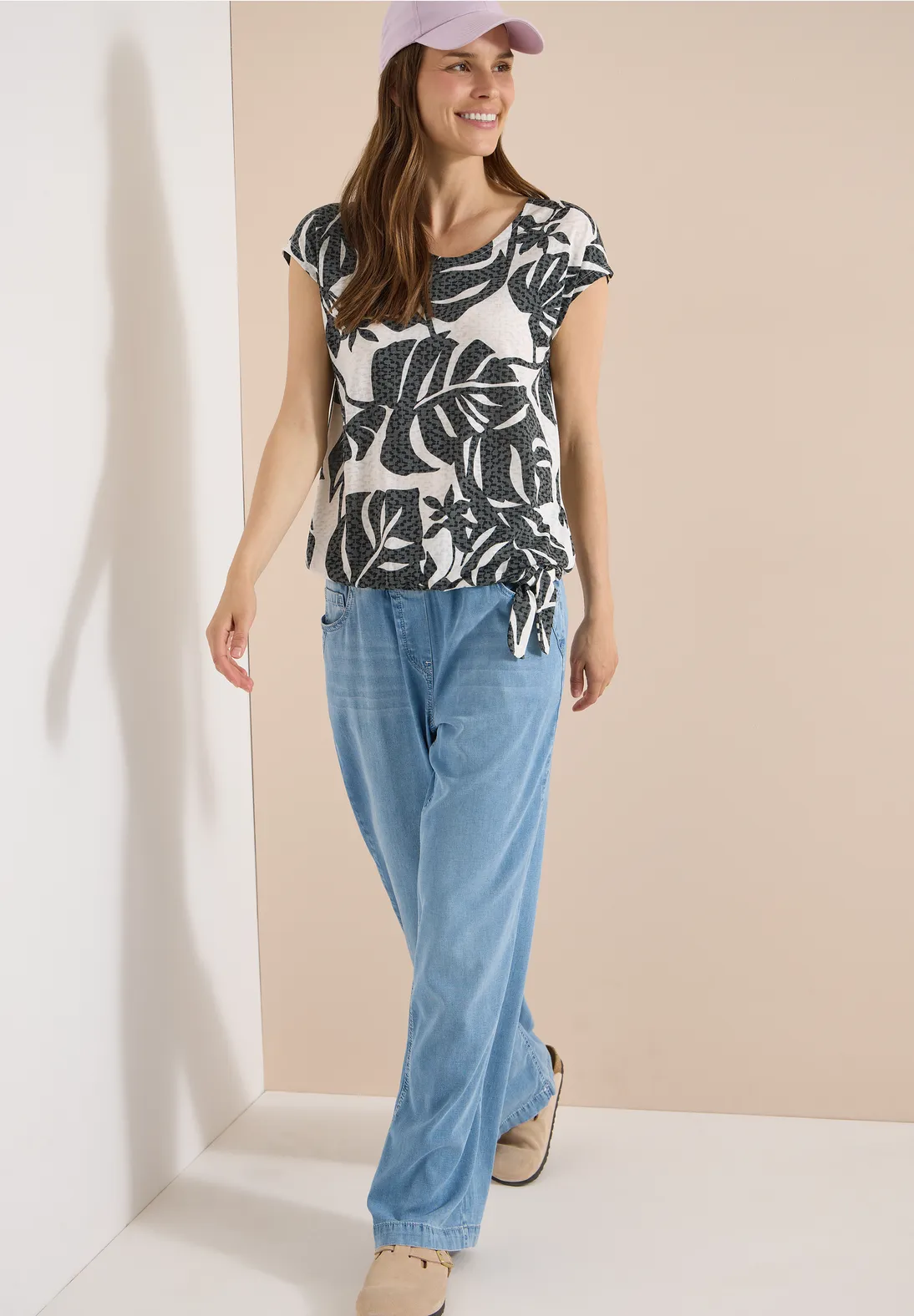 Cecil Shirt Burn-Out Look - Palm Breeze Green