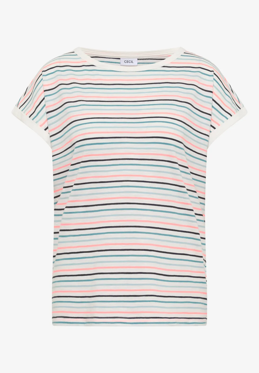 Cecil Shirt mit U-Boot - Vanilla White