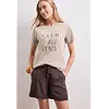 Shirt met Artwork - Clay Sand