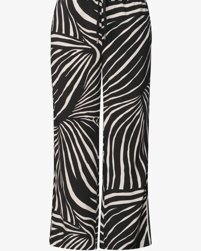 Street One Print Hose - Black