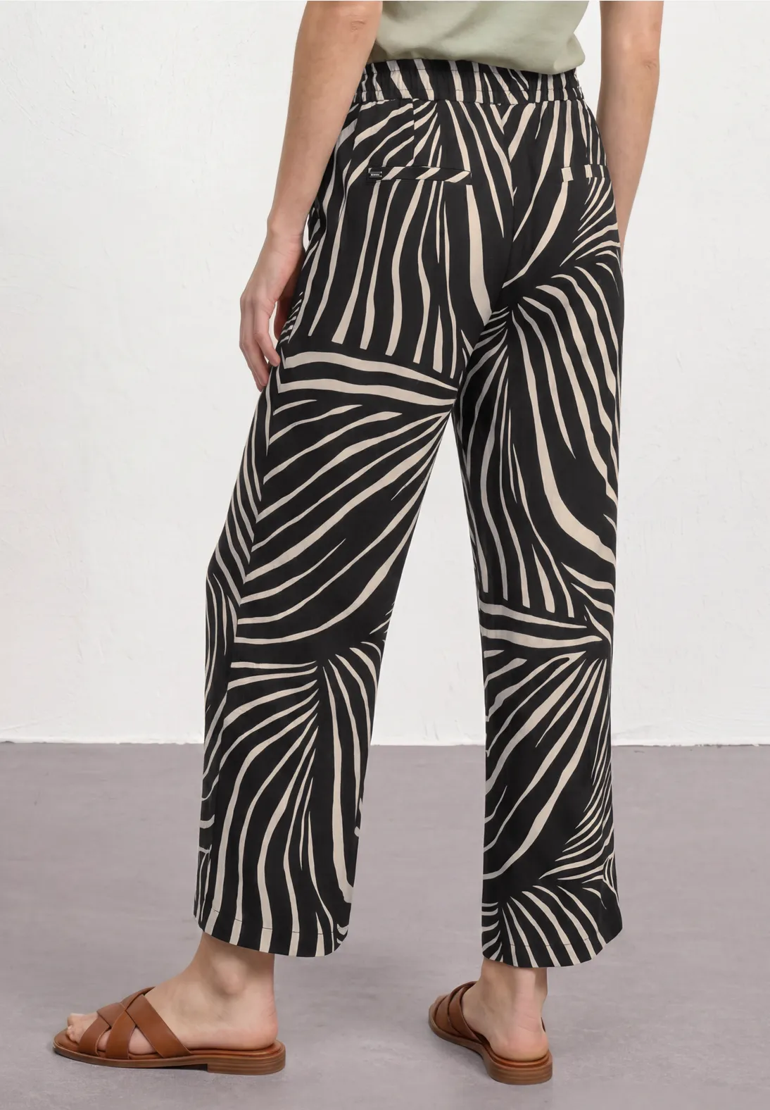 Street One Print Broek Emee - Black
