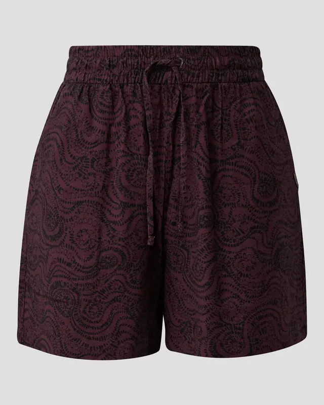 QS by S. Oliver Print Short - Bordeaux