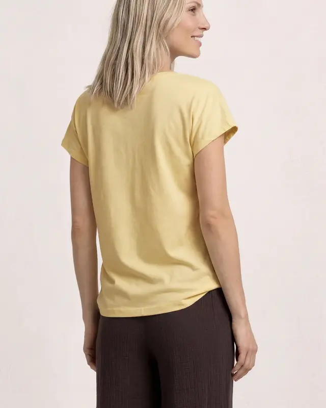 Street One Shirt Frontprint - Soft Yellow