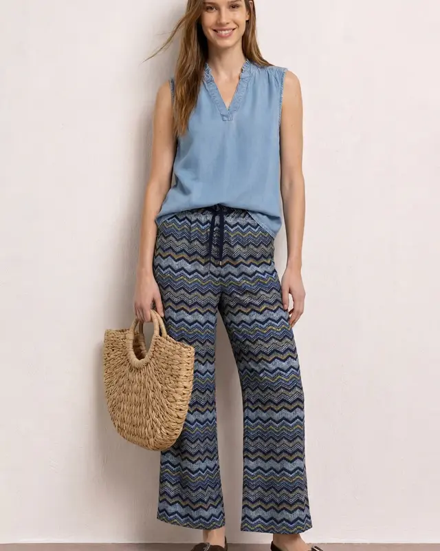 Street One High Waist Pants Emee - Frozen Wave