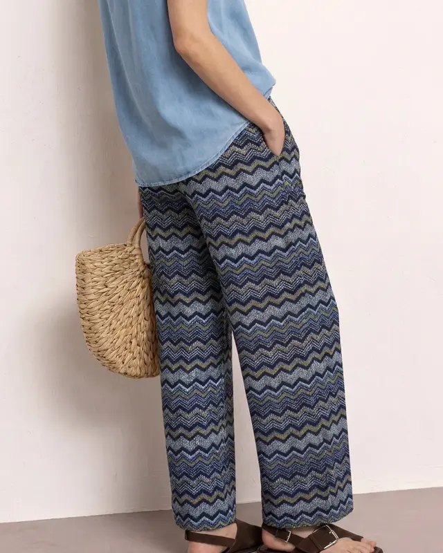 Street One High Waist Pants Emee - Frozen Wave