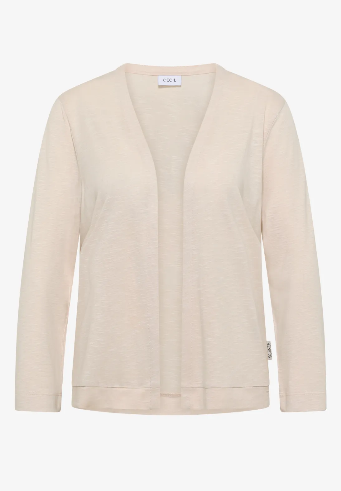 Cecil Open Cardigan - Pearl Beige