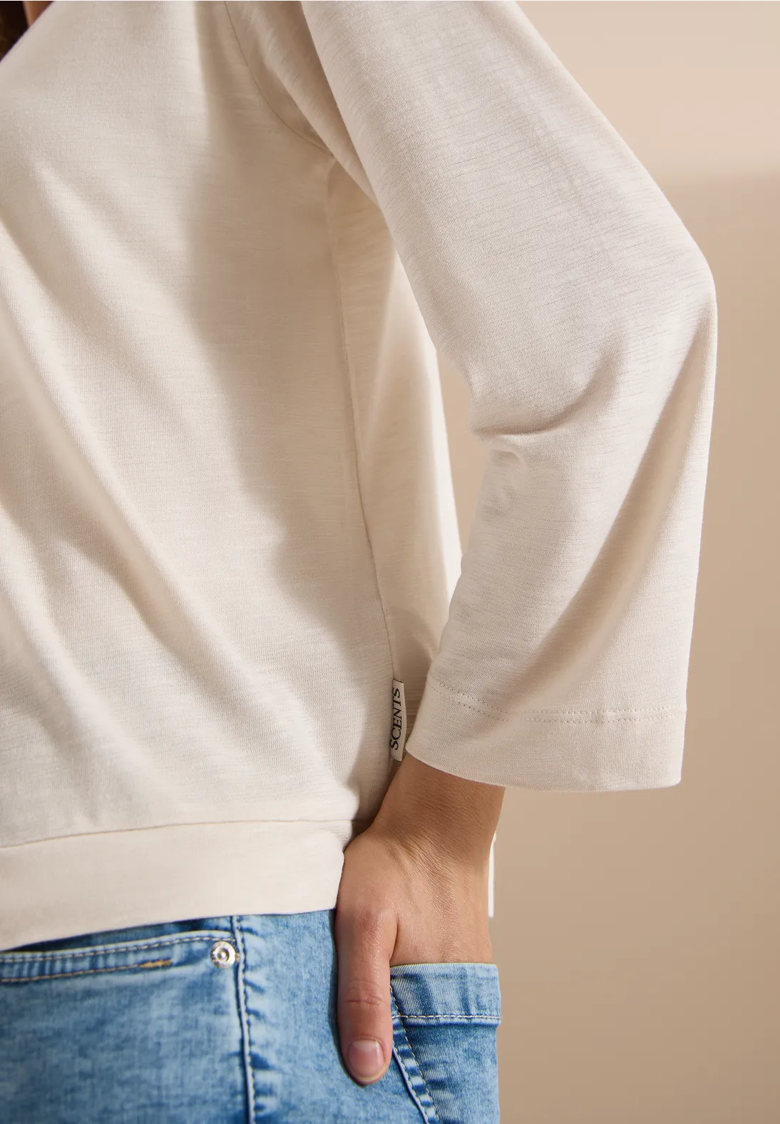 Cecil Offener Cardigan - Pearl Beige