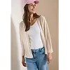 Open Vest - Pearl Beige