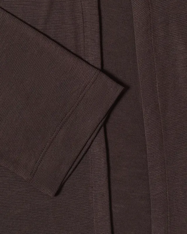 Cecil Open Cardigan - Brown Cacao